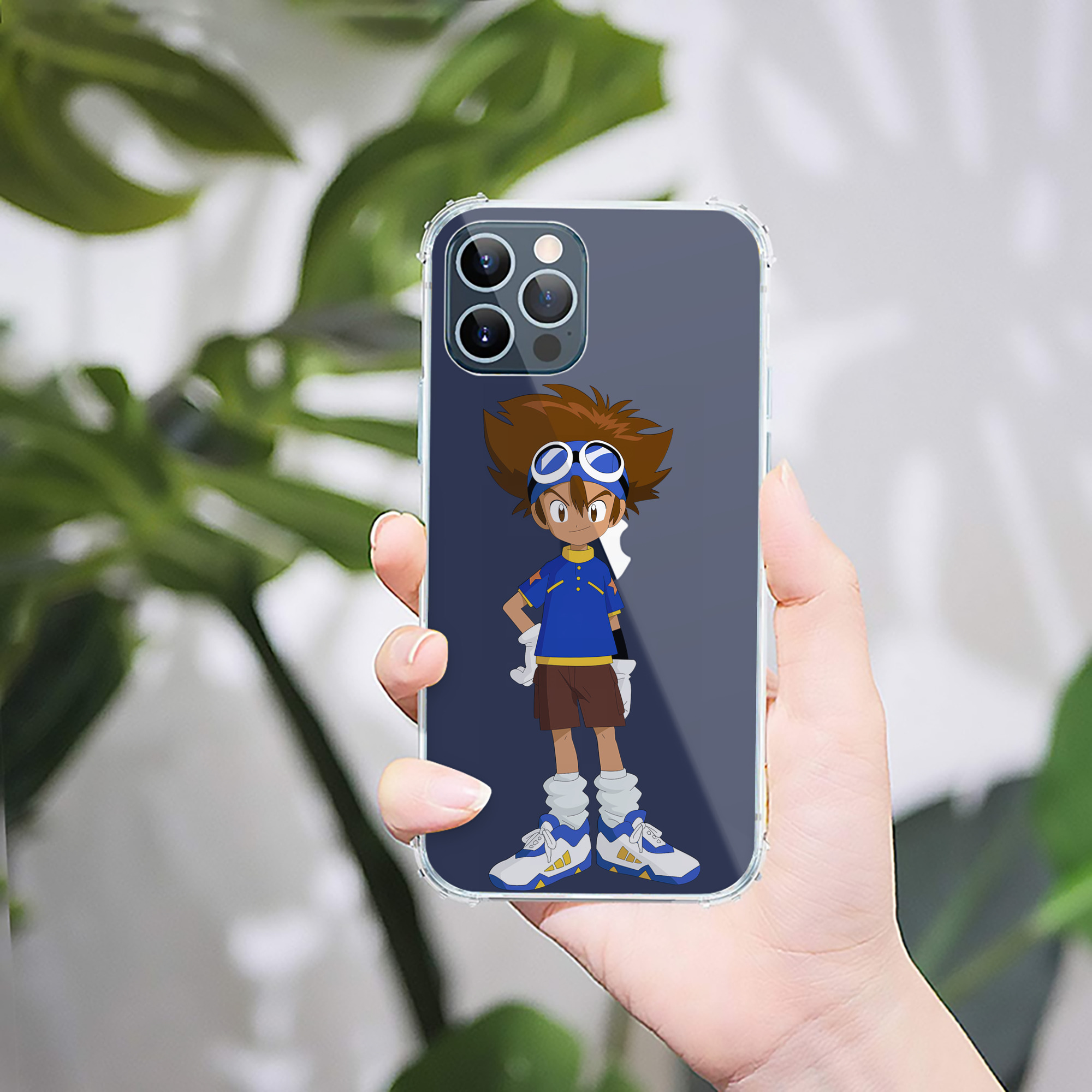 （画像用） Digimon デジタルモンスター/デジモン 【iPhone 12シリーズ対応】透明スマホケース（クリアソフトケース）